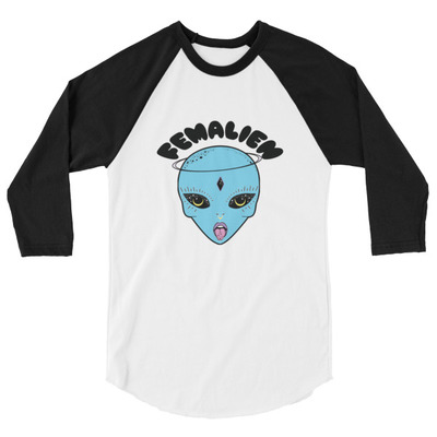 Femalien - Unisex Raglan