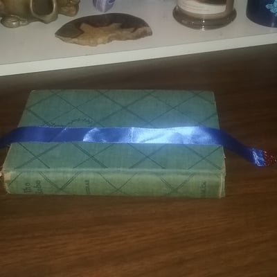 Ally's faith (selkies' skins) bookmark, blue