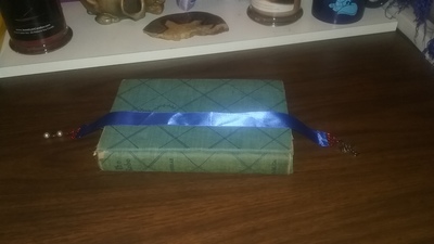 Ally's Faith (Selkies' Skins) bookmark, blue