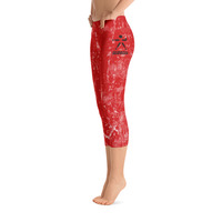 SMALL ICON - Red Light Distressed Capris - Thumbnail 2