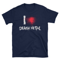 I Love Death Metal Unisex T-Shirt - Thumbnail 1