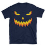 Halloween Jack O Lantern's Face Unisex T-Shirt-1