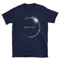 Total Solar Eclipse April 8, 2024 Unisex T-Shirt - Thumbnail 1