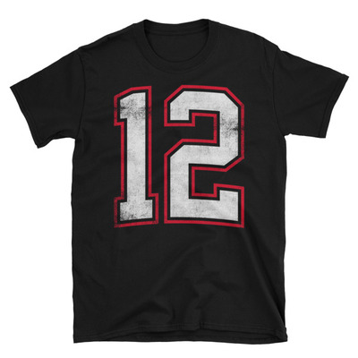 Number twelve 12 unisex t-shirt