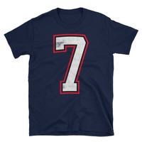 Number Seven 7 Unisex T-Shirt - Thumbnail 2