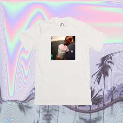 Vaporwave pastel japanese pixel dirty purple sprite t shirt 