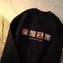 Cute Picture Frame Embroidery Velvet Thick Round Neck Sweatshirt Oversize Hoodie Pullover Sweater E-Girl Kawaii Korean Japanese Harajuku Streetwear-2